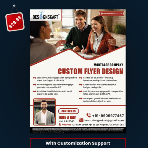 Mortgage Custom Flyer Design - PSD
