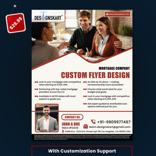 Mortgage Custom Flyer Design - PSD